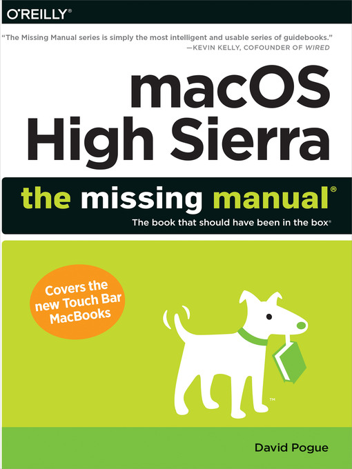 Title details for macOS High Sierra by David Pogue - Available